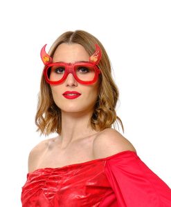 Gafas demonio con luz Halloween