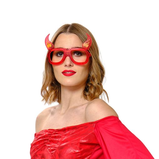 Gafas demonio con luz Halloween