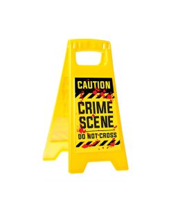 Cartel Precaución Escena Crimen