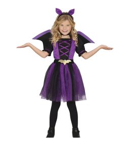 Disfraz de murciélago tutú para niña