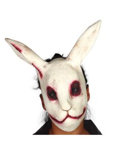 Máscara conejo terror látex