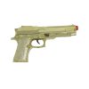 Pistola dorada de plástico