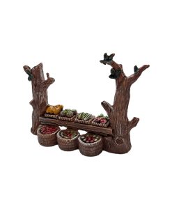 Puesto de verduras y hortalizas para belén