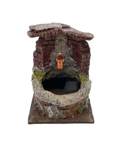 Fuente eléctrica de resina para belenes